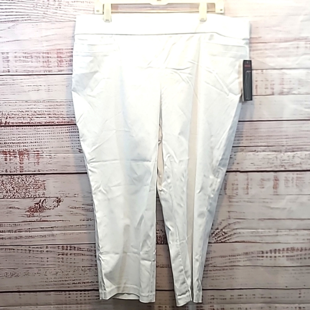 Briggs rayon stretch cropped trousers